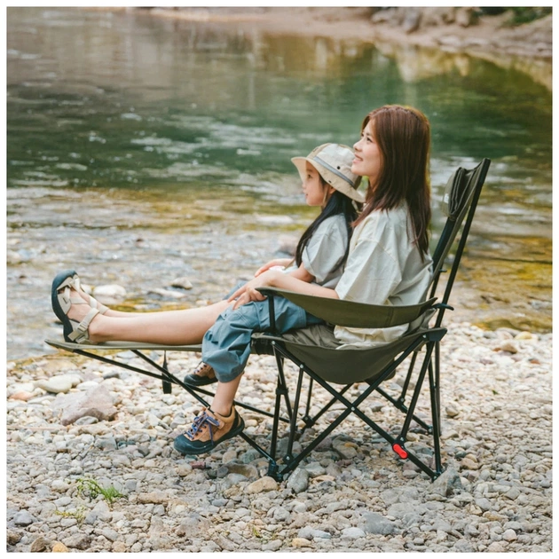 Крісло складане Naturehike CNK2550JJ023 Nightfall T05, сталь, хакі (6977465865700) - picture 11