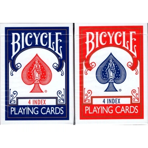 Гральні карти Bicycle League Back Standard Index (red, blue) (00808) зображення 1