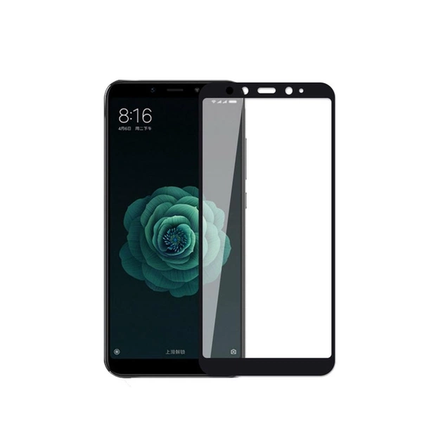 Стекло защитное PowerPlant Full screen Xiaomi Mi A2, Black (GL605521) - изображение 1