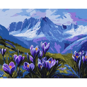 Картина по номерам Santi Гірські квіти 40*50 см (954813) зображення 1