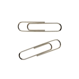 Скріпки канцелярські Axent нікельовані 33мм 100шт (картонна упаковка) (4112-A) зображення 1