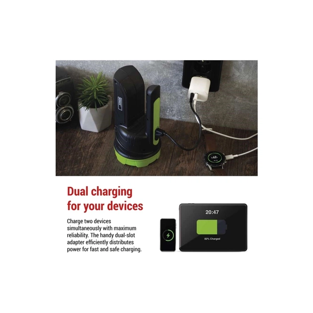 Зарядний пристрій EMOS V02B15 1xUSB-A + 1xUSB-C 15W GaN (V02B15) - picture 4