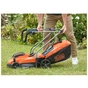 Газонокосарка Black&Decker BCMW3318 18V, 2x2.5Ah, ширина косіння 32 см (BCMW3318L2) - зменшене зображення 7