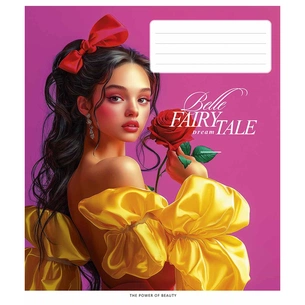 Зошит Школярик Fairytale 48 аркушів клітинка (048-3542K) зображення 1