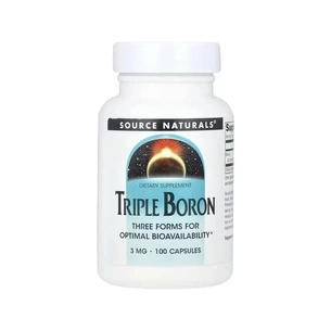 Мінерали Source Naturals Бор потрійний, 3 мг, Triple Boron, 100 капсул (SNS-01913) зображення 1