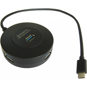 Концентратор Maiwo USB 3.1 Type-C - 4 port USB 3.0 Type-А, cable 30 cm (KH304) зображення 1