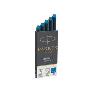 Чорнило для пір'яних ручок Parker Картриджі Quink / 5шт блакитний, що змиваються (11 410WBL) изображение 1