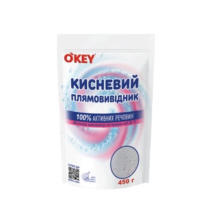 Засіб для видалення плям O'KEY Кисневий 100% 450 г (4820049384321) изображение 1