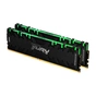 Модуль пам'яті для комп'ютера DDR4 16GB 3200 MHz Fury Renegade RGB Kingston Fury (ex.HyperX) (KF432C16RBAK2/16) - зменшене зображення 1