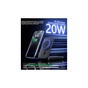 Батарея універсальна Choetech Magnetic Wireless 10000mAh 20W, PD, Qi-2 15W, USB-C, Lightning, Apple Watch charger (B750-CCBK) - зменшене зображення 4
