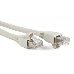 Патч-корд 5м, FTP, cat.5e, CU, 24AWG, grey Kingda (KD-PAFT4500GY) зображення 1