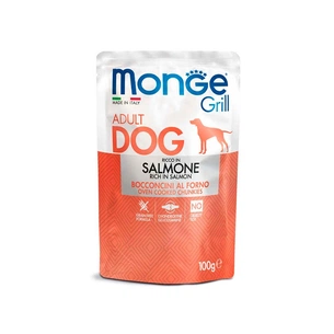 Вологий корм для собак Monge Dog Grill з лососем 100 г (8009470013123) зображення 1