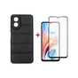Чохол до мобільного телефона Dengos OPPO A18/A38 Case + Glass (Black) (DG-KM-70) - зменшене зображення 1