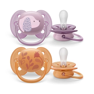 Пустушка Philips AVENT Ultra Soft ультрам'яка 6-18 міс 2 шт (SCF091/18) зображення 1