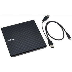 Оптичний привід DVD-RW ASUS SDRW-08D2S-U LITE/BLK/G/AS (90-DQ0435-UA221KZ) зображення 1