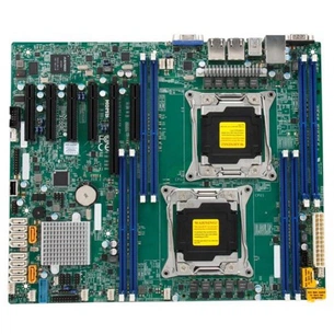 Серверна материнська плата Supermicro X10DRL-C-O зображення 1