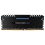 Модуль пам'яті для комп'ютера DDR4 16GB (2x8GB) 3000 MHz Vengeance Led Blue Corsair (CMU16GX4M2D3000C16B) - зменшене зображення 3