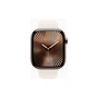Смарт-годинник Apple Watch Series 10 GPS + Cellular 46mm Gold Titanium Case with Starlight Sport Band - M/L (MWYY3QH/A) - зменшене зображення 2