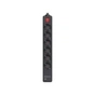 Мережевий подовжувач REAL-EL RS-PROTECT 605 3m, black (EL122300041) - зменшене зображення 1