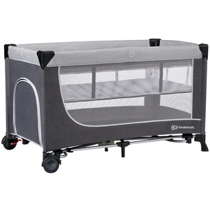 Ліжечко Kinderkraft манеж Leody Grey (5902533917990) изображение 1
