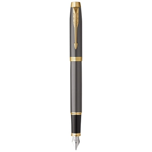 Ручка пір'яна Parker IM 17 Grey Lacquer GT  FP F (21 111) зображення 1