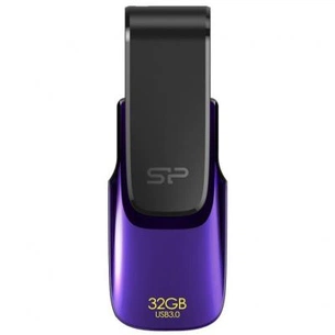 USB флеш накопичувач Silicon Power 32Gb Blaze B31 Purple USB 3.0 (SP032GBUF3B31V1U) зображення 1