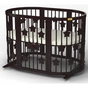 Ліжечко Ingvart SMART BED OVAL із зірочками венге (2351401) - зменшене зображення 1