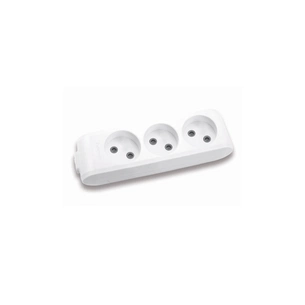 Колодка для подовжувача Panasonic X-tendia 3 гнізда grey (WLTB02302GR-UA) зображення 1