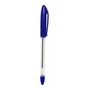 Ручка кулькова H-Tone 0,7 мм, з грипом, синя, уп. 50 шт (PEN-HT-JJ201307-BL) - зменшене зображення 1
