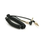 Кабель мультимедійний 3.5mm M to 3.5mm M 1.5m 90° corner black Voltronic (YT-AUXSGJ(M)/(M)-1.5-B) - зменшене зображення 2