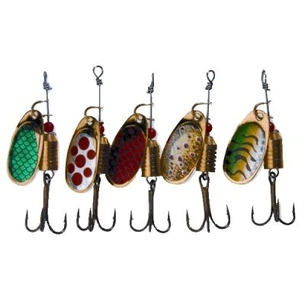 Блешня Lineaeffe вертушка набір 5 шт з різними голограмами  (5018050) зображення 1