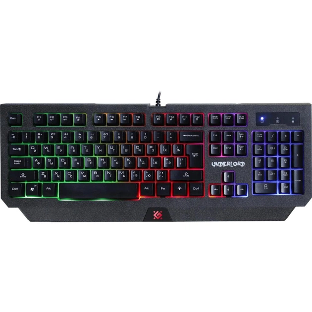 Клавіатура Defender Underlord GK-340L USB RU Black (45340) - изображение 1