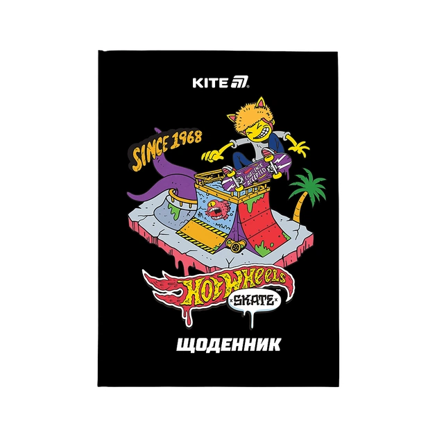 Щоденник шкільний Kite Hot Wheels, тверда обкладинка (HW25-262-2) - picture 1