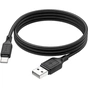 Дата кабель USB 2.0 AM to USB-C 1.0m Cool silicone X90 black HOCO (6931474788443) - уменьшенное изображение 4