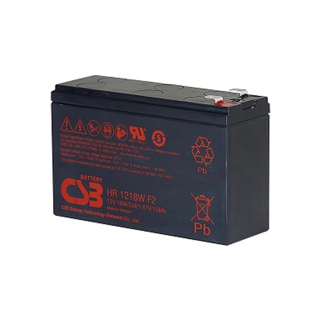 Батарея к ИБП CSB HR1218WF2 12V 18W (HR1218WF2) - изображение 1