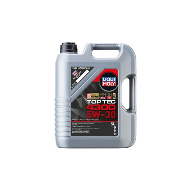Моторна олива Liqui Moly Top Tec 4300 SAE 5W-30 5л. (8031) - изображение 1