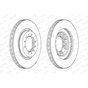 Гальмівний диск FERODO DDF1109 - зменшене зображення 1