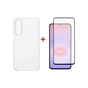 Чехол для мобильного телефона Dengos TPU Cover + Glass Samsung Galaxy A37 Transparent (DG-KM-197) - уменьшенное изображение 1