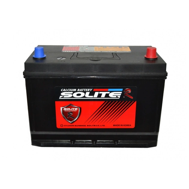 Аккумулятор автомобильный Solite R 95Ah ASIA Ев (-/+) (125D31L) - изображение 1