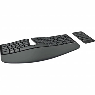 Клавіатура Microsoft Sculpt Ergonomic Keyboard Black (5KV-00005) зображення 1