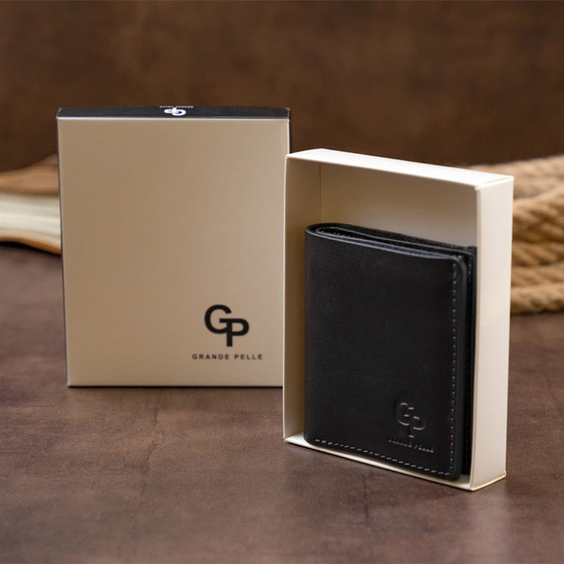 Портмоне Grande Pelle Чорне (11329) - зображення 12