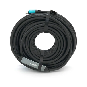 Кабель мультимедійний HDMI M to HDMI M 25.0m V2.0 4Kx2K black Merlion (YT-HDMI(M)/(M)4KV2.0-25m/19123) зображення 1
