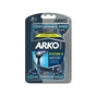 Бритва ARKO T3 System потрійне лезо 6 шт. (8690506422417) - зменшене зображення 1