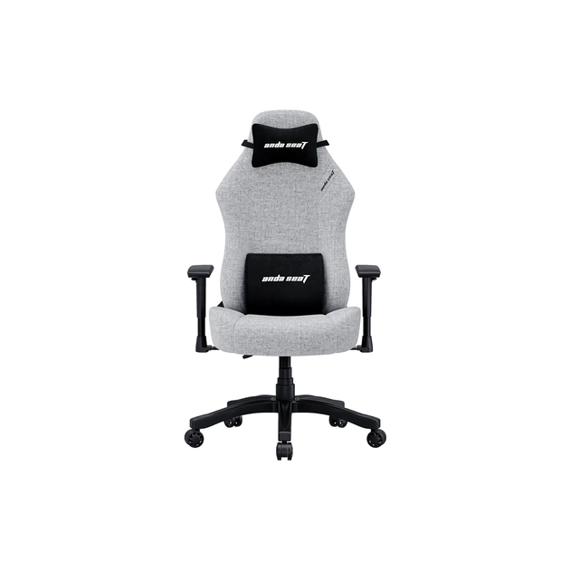 Кресло игровое Anda Seat Luna Fabric Size L Grey (AD18-44-G-F) - изображение 1