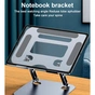 Підставка до ноутбука Choetech до 13", алюміній (H061-GY) - зменшене зображення 5