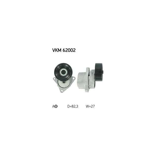Натяжитель ремня с роликом SKF VKM 62002 - изображение 1