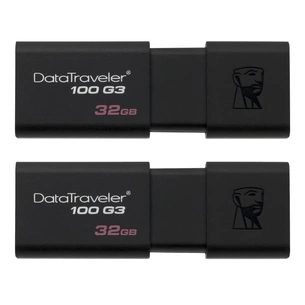 USB флеш накопичувач Kingston 2x32GB DataTraveler 100 G3 USB 3.1 (DT100G3/32GB-2P) зображення 1