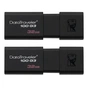 USB флеш накопичувач Kingston 2x32GB DataTraveler 100 G3 USB 3.1 (DT100G3/32GB-2P) - зменшене зображення 1