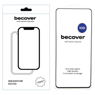 Скло захисне BeCover Realme 12 5G 10D Black (712342) зображення 1