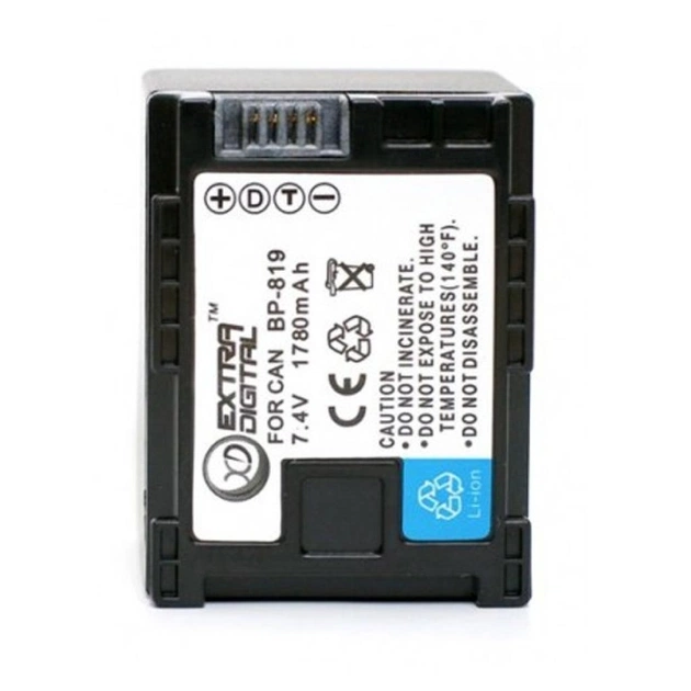Акумулятор до фото/відео Extradigital Canon BP-819 Chip (DV00DV1245) - изображение 1